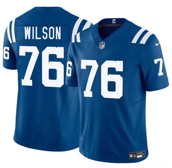 Men & Women & Youth Indianapolis Colts #76 Jack Wilson Blue 2025 F.U.S.E. Vapor Limited Stitched Jersey,We sell and wholesale Men & Women & Youth Indianapolis Colts #76 Jack Wilson Blue 2025 F.U.S.E. Vapor Limited Stitched Jersey on line form chian!